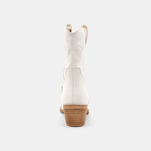 ZAHARA BOOT- WHITE