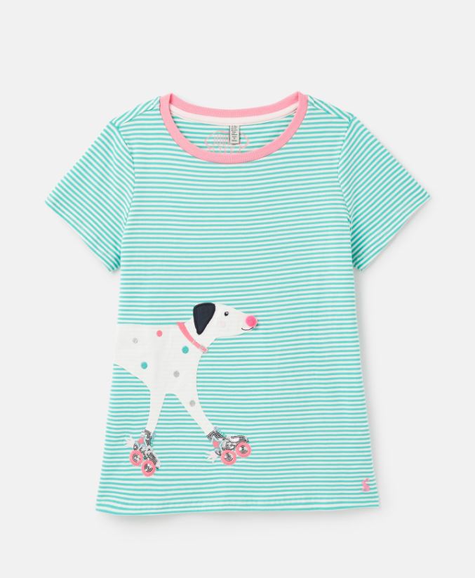 STRIPE DOG TEE