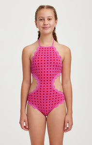 BUMBY CUTOUT ONE PIECE - ORCHID