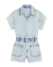 Load image into Gallery viewer, DENIM TIME ZONE ROMPER
