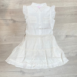 RUFFLE LT DRESS