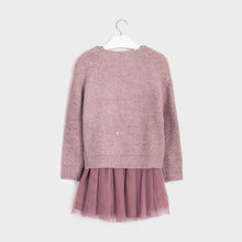 Load image into Gallery viewer, SWEATER DRESS W TULLE