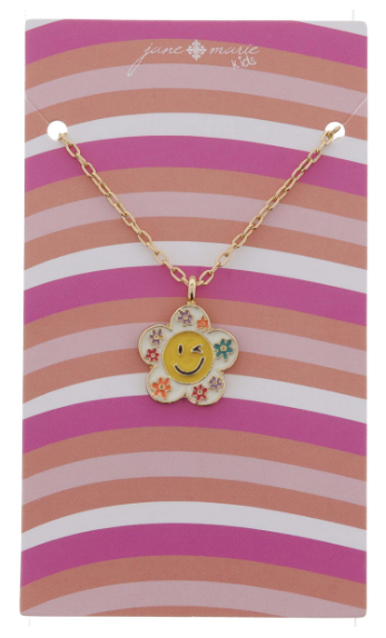 WINKING SMILEY NECKLACE