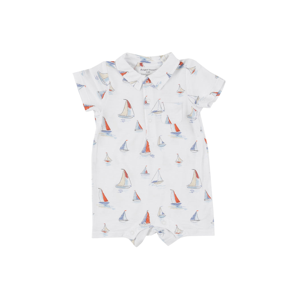 SAILBOATS POLO SHORTIE