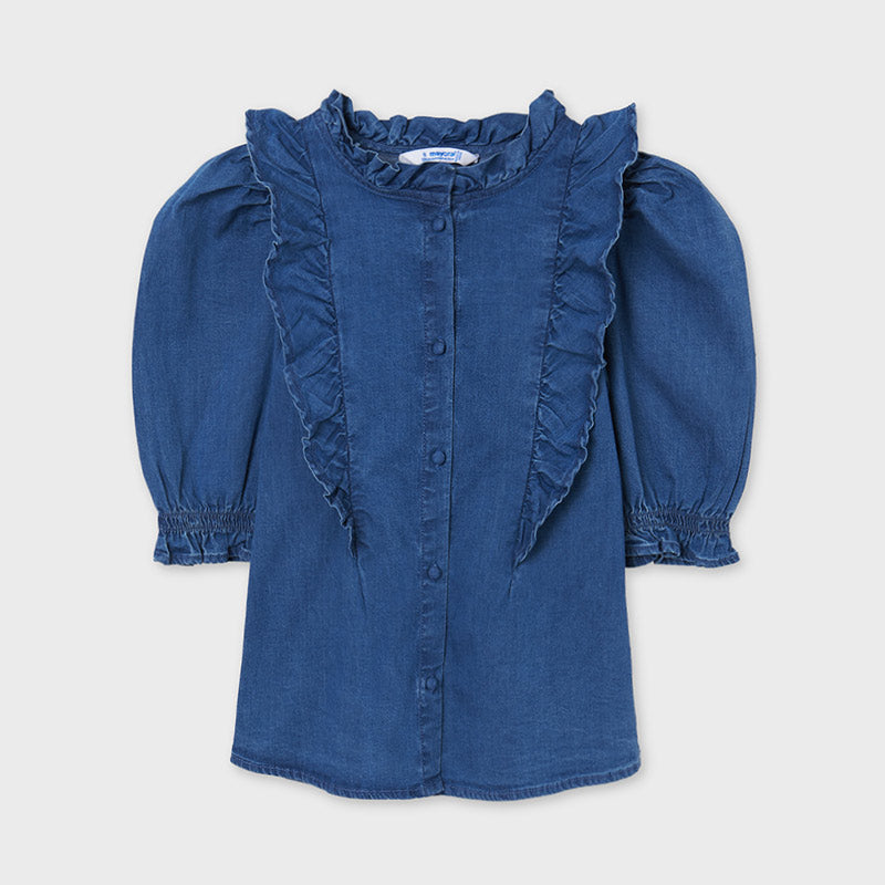 DENIM BLOUSE