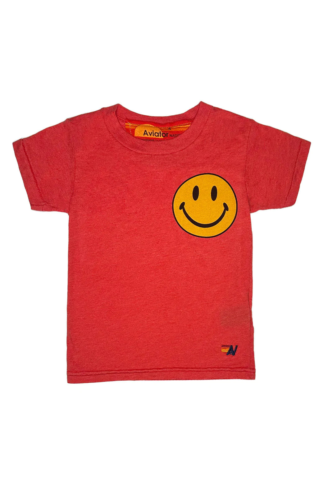 SMILEY TEE- RED