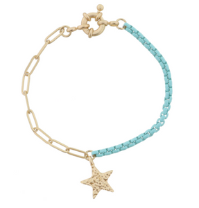 STAR SPLIT GOLD CHAIN