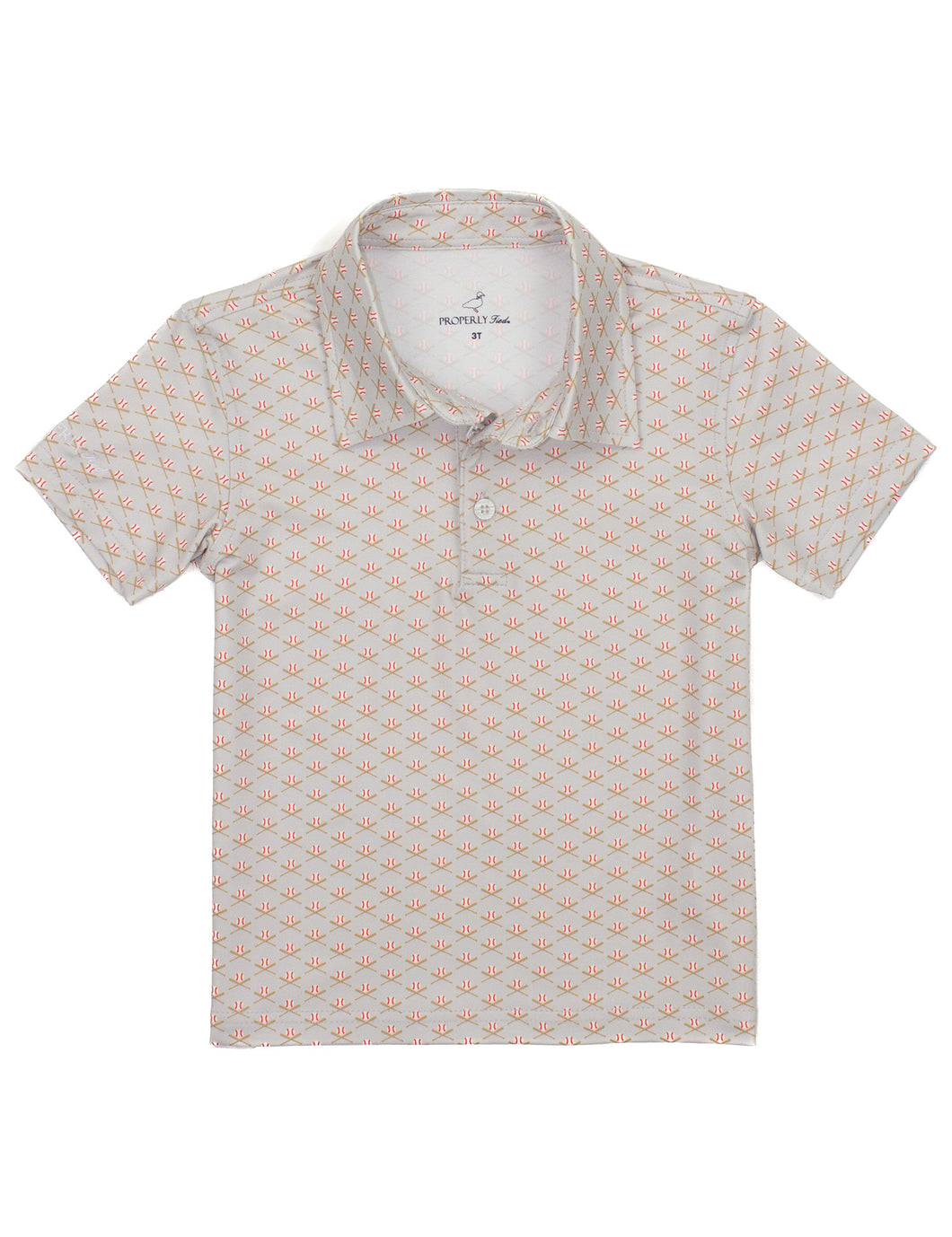 INLET POLO- BASEBALL SHIELD