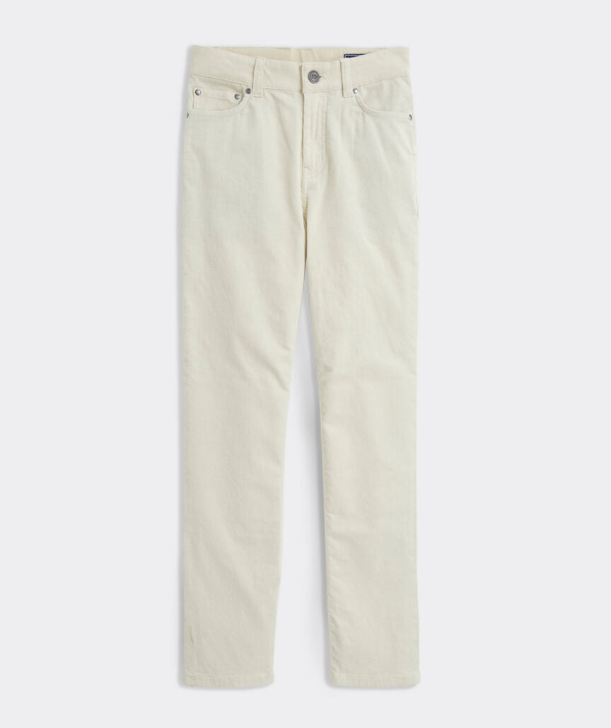 CORD PANTS- STONE