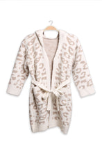 Load image into Gallery viewer, LEOPARD ROBE- BEIGE