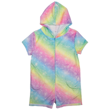 Load image into Gallery viewer, RAINBOW PLUSH ROMPER