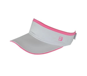 VISOR- WHITE/PINK