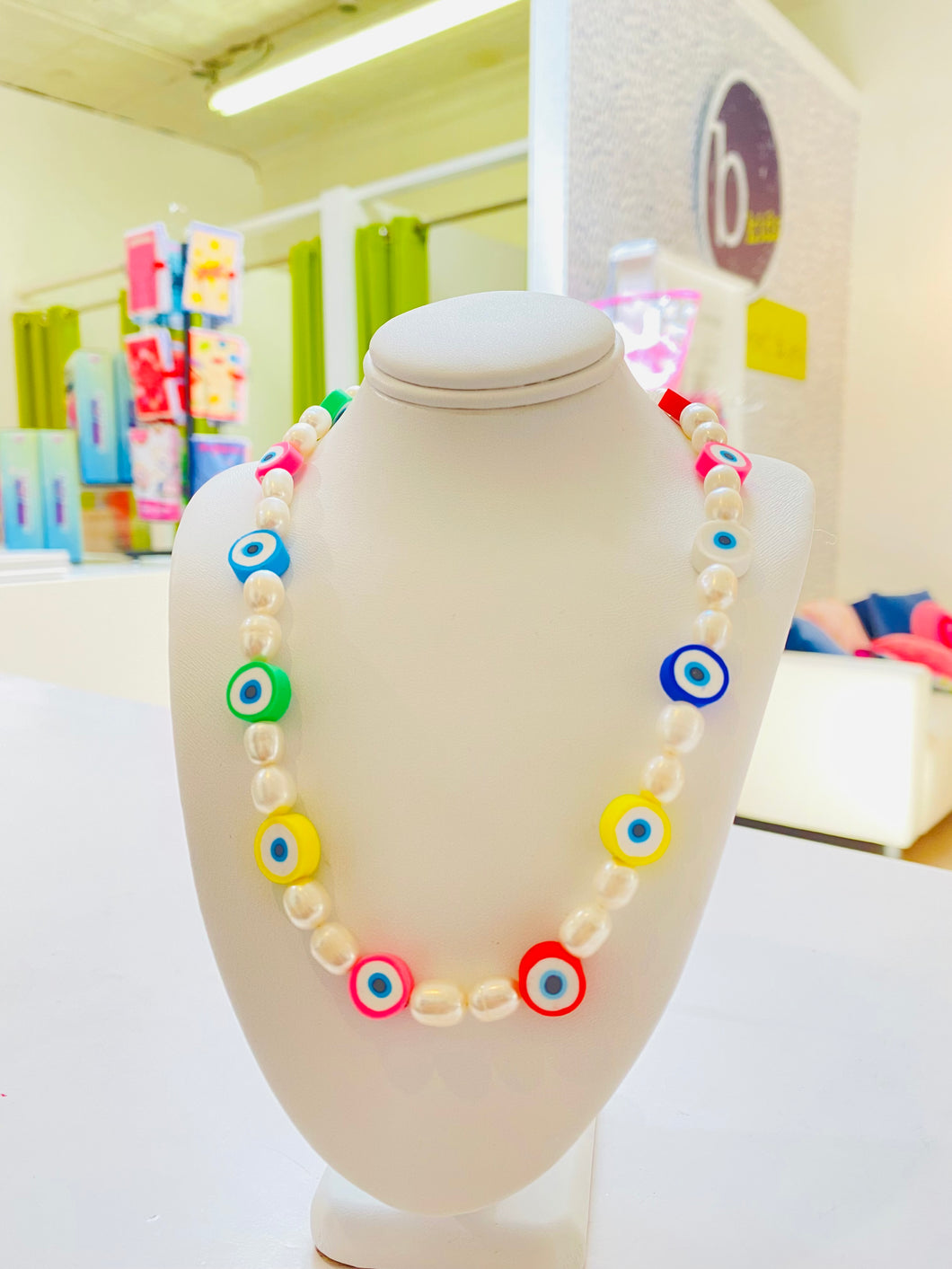 PEARL EYE NECKLACE