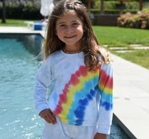 RAINBOW TIE DYE LONG SLEEVE