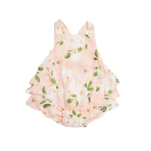 Load image into Gallery viewer, MAGNOLIA MUSLIN RUFFLE SUNSUIT