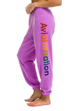 Load image into Gallery viewer, AV SWEATPANT- NEON PURPLE