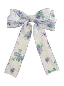 FLORAL BOW- LILAC