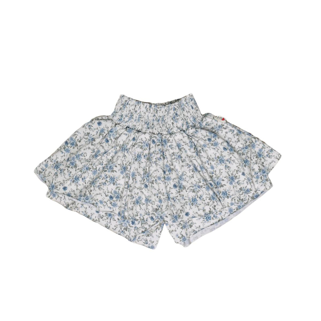 DITZY FLORAL SMOCKING SKORT