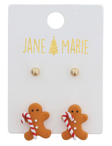 GINGERBREAD EARRING SET