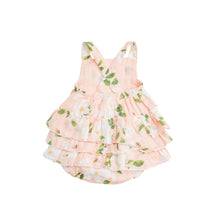 Load image into Gallery viewer, MAGNOLIA MUSLIN RUFFLE SUNSUIT