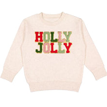 Load image into Gallery viewer, HOLLY JOLLY PATCH SWEATSHIRT