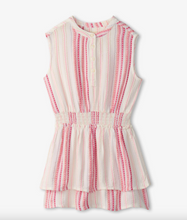 Load image into Gallery viewer, RIBBON STRIPE SMOCKED DRESS