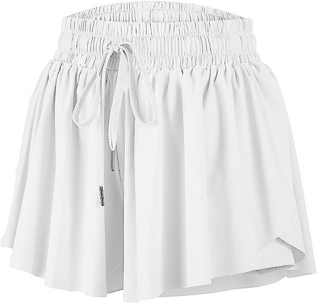 FLOWY SHORT- WHITE