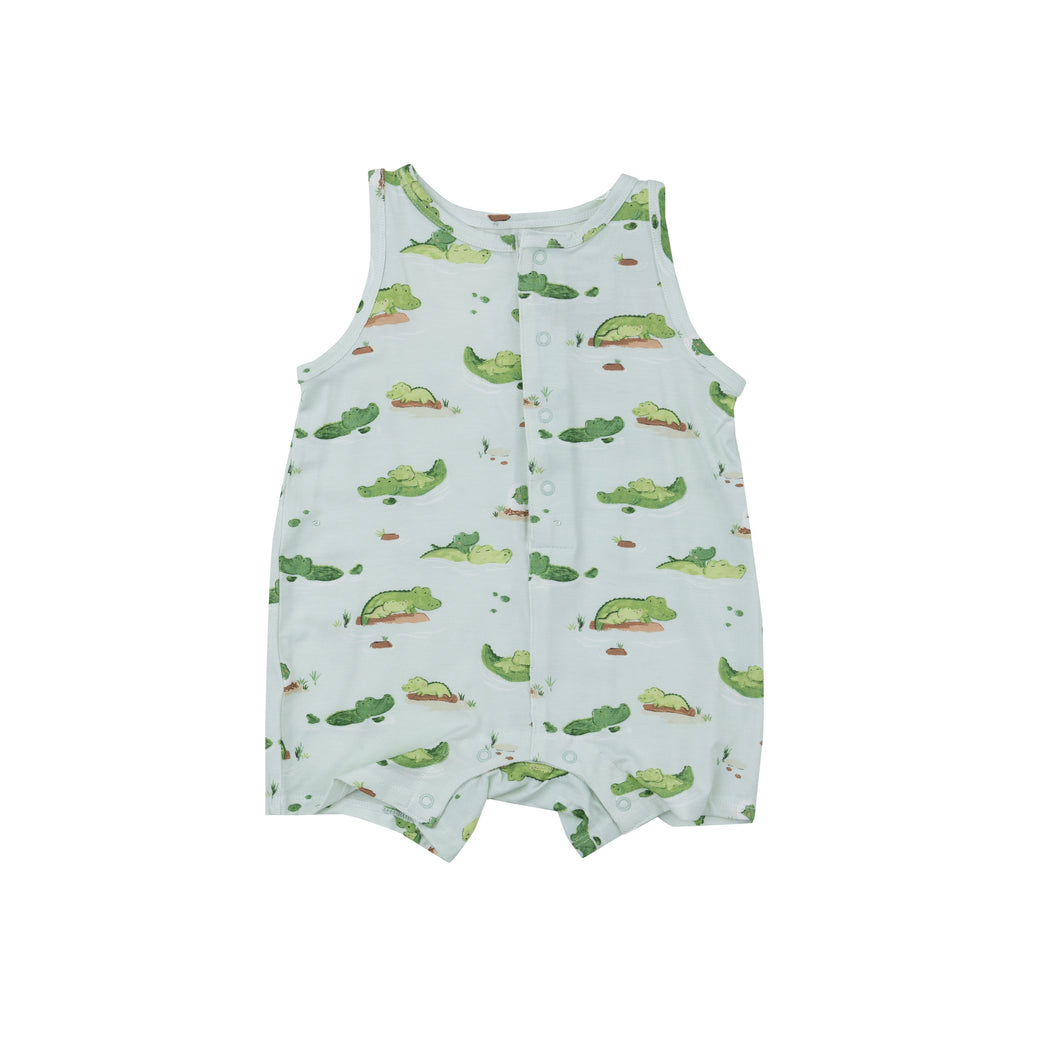 ALLIGATORS SHORTIE ROMPER