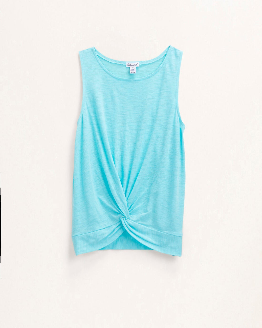 KNOTTED TANK-BLUE