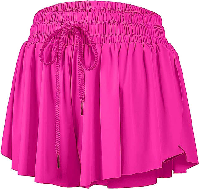 FLOWY SHORT- MAGENTA