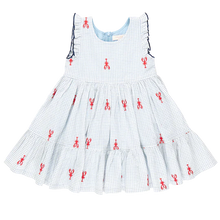 Load image into Gallery viewer, KELSEY DRESS- LOBSTER CHECK