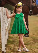 Load image into Gallery viewer, EMERALD EYELET DRESS