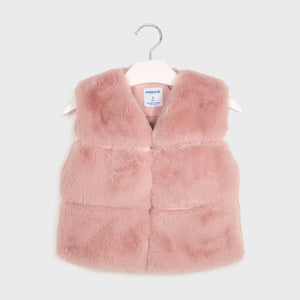 PINK FUR VEST