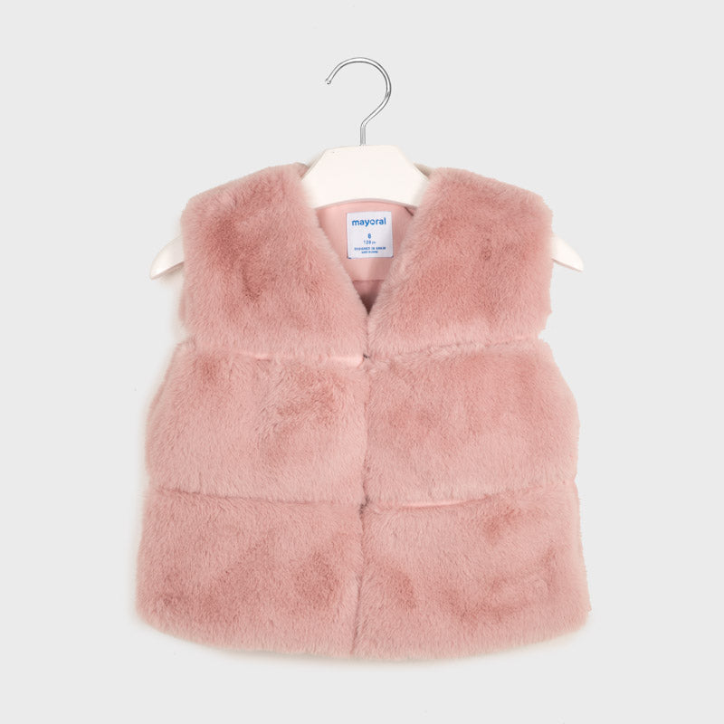 PINK FUR VEST