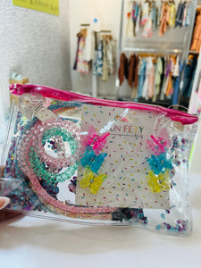 PASTEL BUTTERFLY HAIR BAG