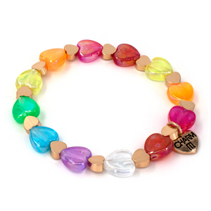 RAINBOW HEARTS BRACELET