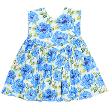 Load image into Gallery viewer, GRACIE DRESS- BLUE PEONIES