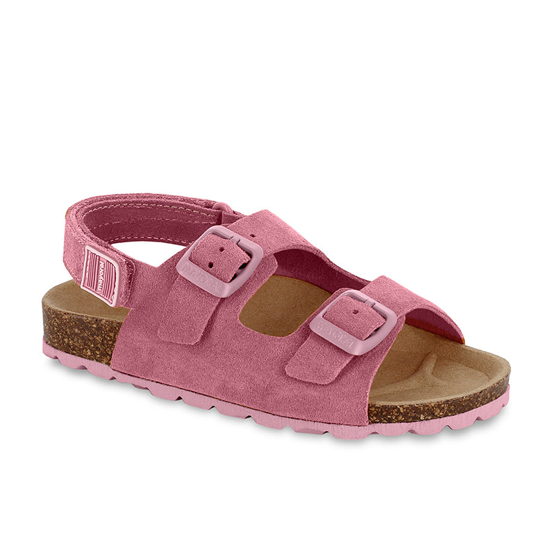 LEATHER SANDAL- ROSE