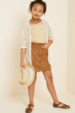 Load image into Gallery viewer, SCALLOP SUEDE SKIRT
