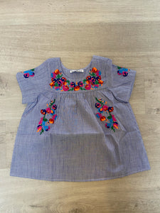 EMBROIDERY SS TOP