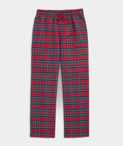 FLANNEL PANT- RED VELVET