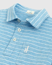 Load image into Gallery viewer, NEESE STRIPED POLO- BLUE