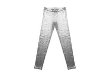 Load image into Gallery viewer, SILVER METALLIC LEGGING